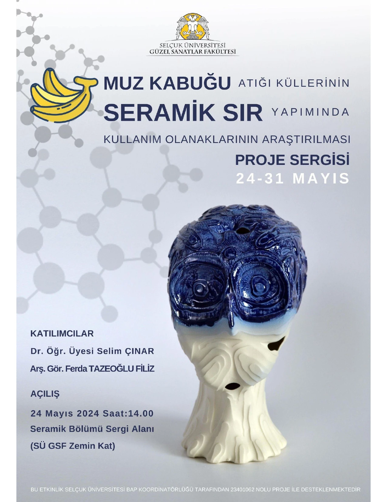 Muz Kabuğu Atığı Külünün Seramik Sır Yapımında Kullanım Olanaklarının Araştırılması